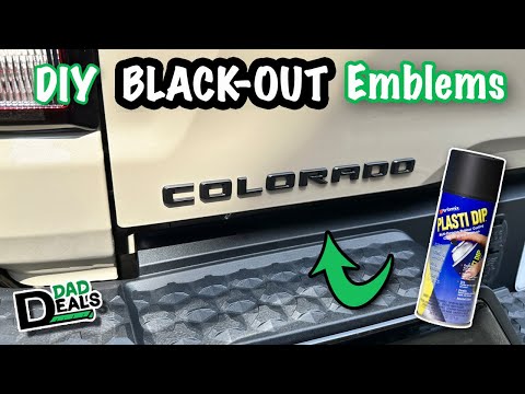 Black Out Your Truck Emblems For Under $10 Using Plasti Dip