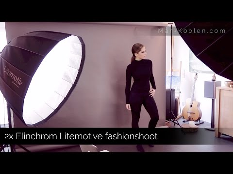2x Elinchrom Litemotive's fashionshoot (English subs)
