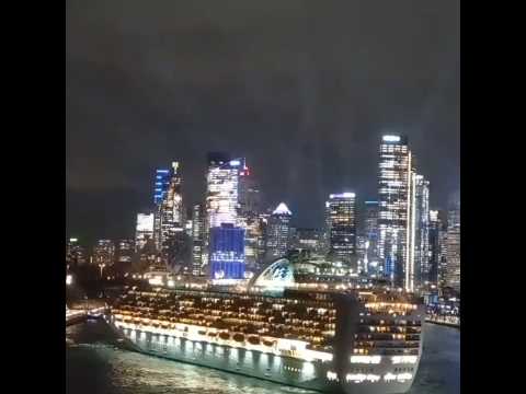 Thumbnail for Princess Cruises Crown Princess Light Show