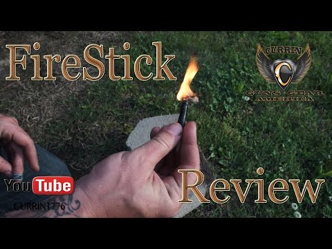 Self-igniting pine pitch FireStick fire starter Review BattlBox