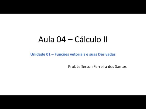 Aula 04 - Cálculo II
