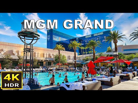 [4K HDR] MGM Grand Las Vegas Walkthrough & Room Tour | August 2023 | Las Vegas, Nevada
