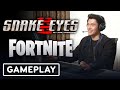 Snake Eyes Star Henry Golding Plays as Snake Eyes in Fortnite