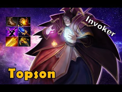 Topson [Invoker] with  Kaya and Sange / Top Rank Pro Gameplay - Dota 2