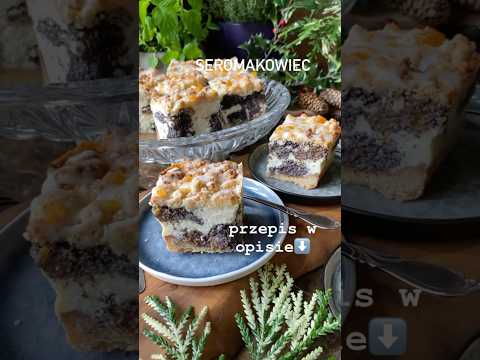 SEROMAKOWIEC #seromakowiec #sernik #makowiec #poppyseedsrecipe #cheesecake #shortsviral #christmas