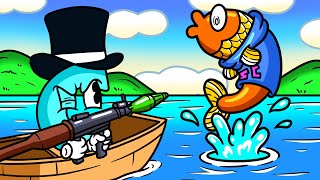 We Blow Up Infinite Fish with a RPG and Lose Our Minds in Critical Fishing!