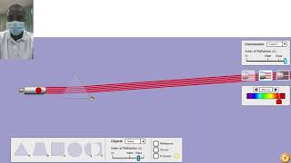 Bending Light Simulation | Science Experiment | Virtual Lab Simulation