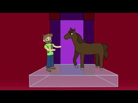 Iskall mistakes a horse for Stress | Hermitcraft Animation