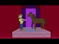 Iskall mistakes a horse for Stress | Hermitcraft Animation