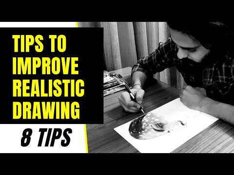 8 tips how to improve realistic drawing