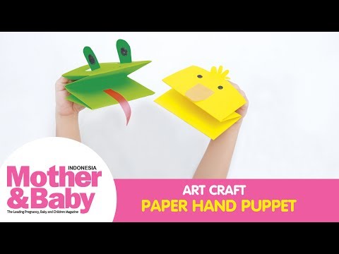 Art & Craft: Paper Hand Puppet 