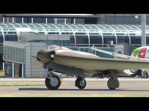 INSANE Test Flight! Horten Ho 229 Stealth Jet From Brazil