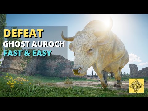 How to defeat Ghost Auroch Fast & Easy | Legendary Animal | Siege of Paris DLC | AC Valhalla