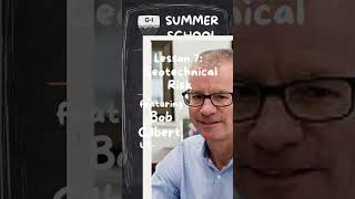 Summer School 2024 E07: Bob Gilbert on #GeotechnicalRisk #geotechnicalengineering #civilengineering