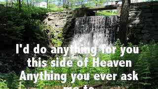 Leave (John Corbett) lyrics onscreen