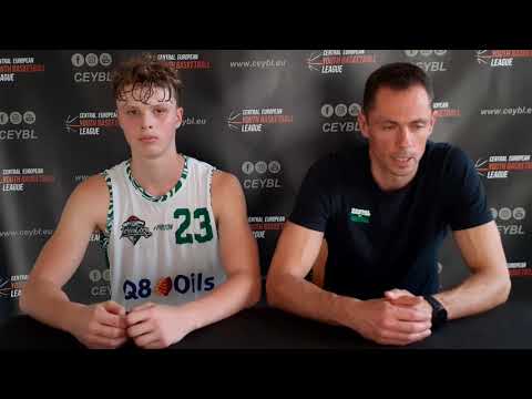 CEYBL U15 - Press conference, 13.10.2023, SKM Zastal Zielona Góra - Levharti Chomutov