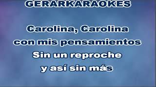 Carolina - Nino Bravo - Karaoke