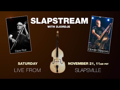 JOHNNY CASH's Slap Bass w/ DAVE ROE - Slapstream with Djordje #24