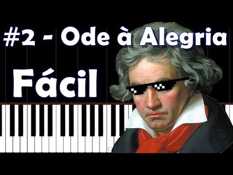 🎵Música para Iniciantes🎵#2 - Beethoven | Ode à Alegria | Piano e Teclado (Tutorial)