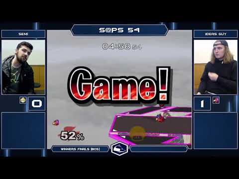 S@PS 54 Melee Singles - Semi (Fox/Peach) vs Ideas Guy (Sheik/Falco) - Winners Finals
