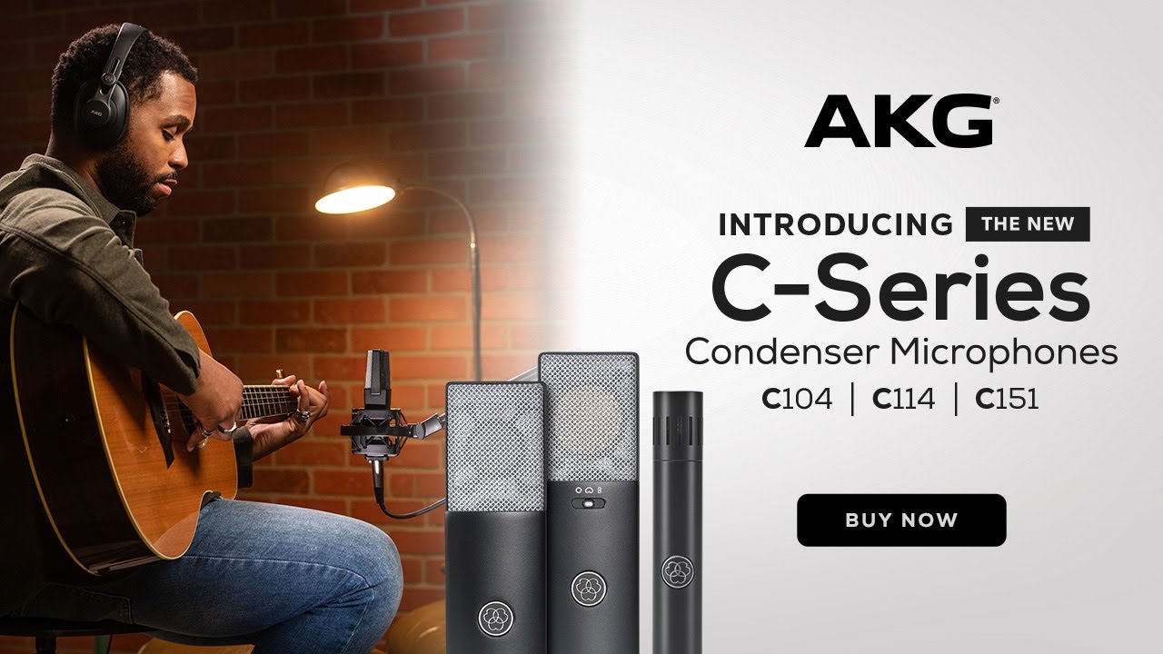 AKG C-Series Condenser Microphones - Built for Creators - Capture with Studio-Grade Clarity - YouTube