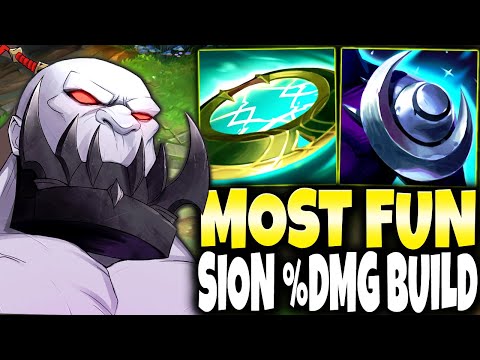 I created the Funniest Sion %Bonus Damage Build EVER: Up to 30% Dmg + 0 CD R = 💀 - League of Legends
