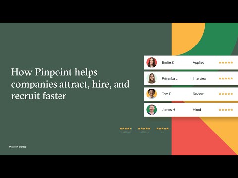 'Finding and onboarding: Integrated applicant tracking' with Dave Edwards, Product Manager, Pinpoint
