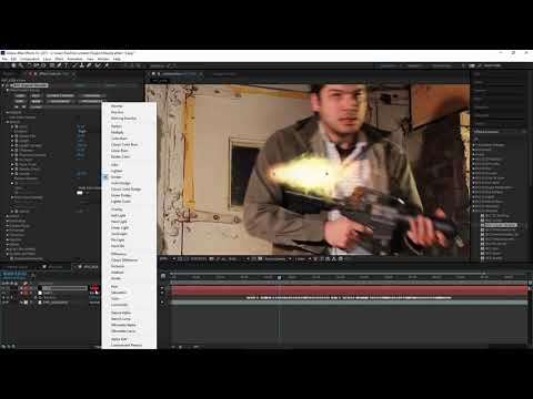 Animated Muzzle Flash Effect: BCC & Adobe After Effects