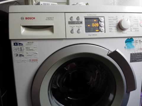 Bosch Logixx 8 VarioPerfect nr0 issue