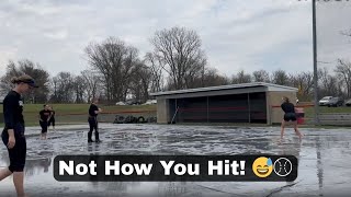 Baseball Fail: Girl's Wiffle Bat Takes Flight in Hilarious Blooper || WooGlobe