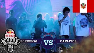 CARLITOS vs MORDEKAI - FINAL: Final Nacional Perú 2014 | Red Bull Batalla de los Gallos