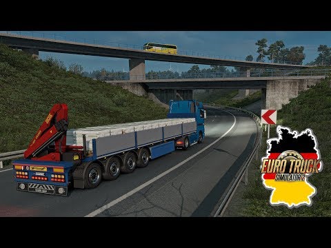 ETS2 Mercedes Actros MP1 🚚 Von Berlin nach Hamburg 🔵 #918 Winter-Tour