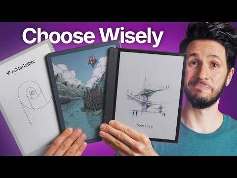Bestes Farb-E-Ink-Tablet: reMarkable Paper Pro, Kindle Scribe Colorsoft oder Boox Note Air 5C?