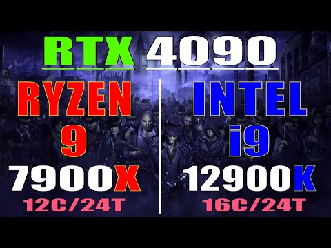 INTEL i9 12900K vs RYZEN 9 7900X || RTX 4090 || PC GAMES  TEST ||