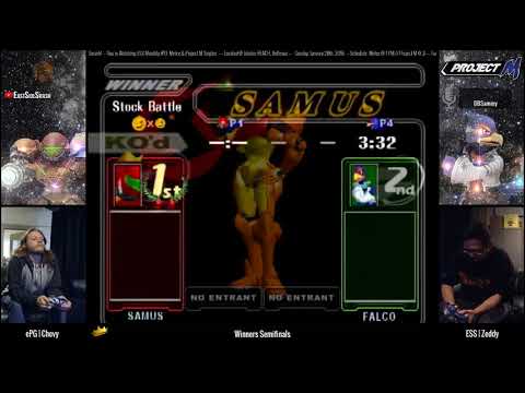 ESS Monthly #19: ePG | Chevy (Samus) vs. ESS | Zeddy (Falco) - Winners Semifinals - Melee