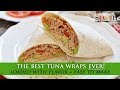 Spanish Tuna Wraps With Avocado and Creamy Garlic Sauce