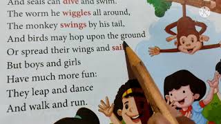 Class:2 English Poem: How Creatures Move. Part-2