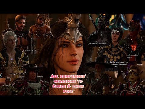 BG3 All companions reactions to finding out Dark Urge’s identity & plot vs Durge confess to them 1st