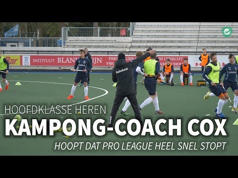 Kampong-coach Cox: 'Hoop dat we snel van Pro League af zijn'