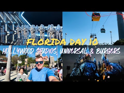 DISNEY WORLD Florida Day 10: Star Wars, Hollywood Studios, Universal Studios & AMAZING burgers 💫