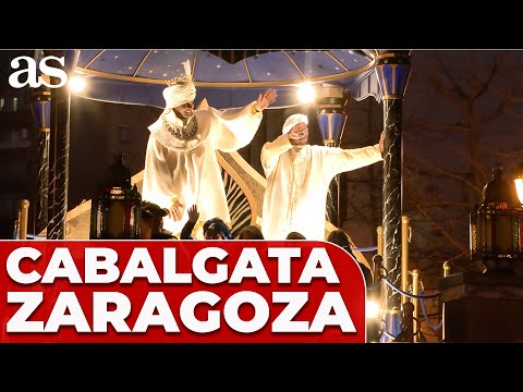 ZARAGOZA celebra la magia de los REYES MAGOS en una CABALGATA espectacular