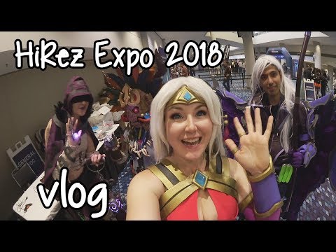 HiRez Expo 2018 Atlanta vlog with Shappi! Smite Paladins cosplay