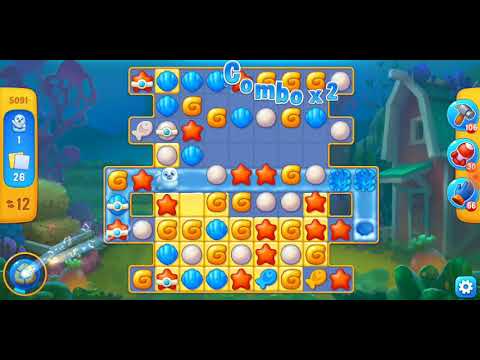 Fishdom. 5091 level no boosters and diamonds. Full Rachel