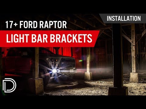 How to Install 2017+ Ford Raptor Light Bar Brackets by Diode Dynamics