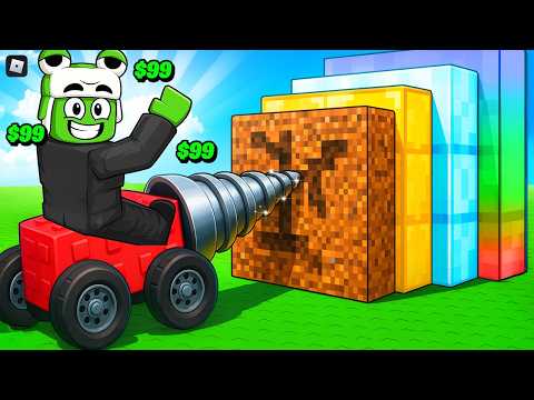 روبلوكس: هل تستطيع أقوى آلة حفر في اللعبة تدمير الجدار المستحيل؟ 💥🧱💪