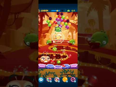Angry Birds Pop Bubble Shooter-Level 677 3 STARS NO BOOSTERS #angrybirdspopbubbleshooter