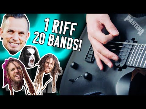 1 Riff 20 Bands - Walk! | Pete Cottrell
