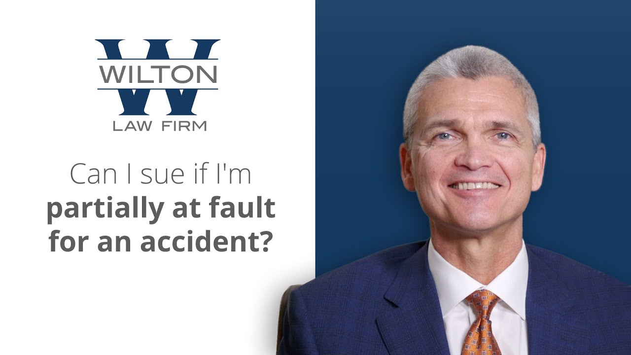 Can I sue if I'm partially at fault for an accident?