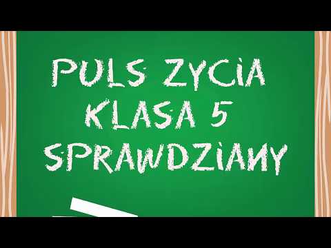 Puls Życia Klasa 5 Sprawdziany