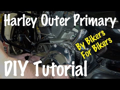 Install or Remove Outer Primary Cover on Harley Davidson-DIY-Biker Podcast